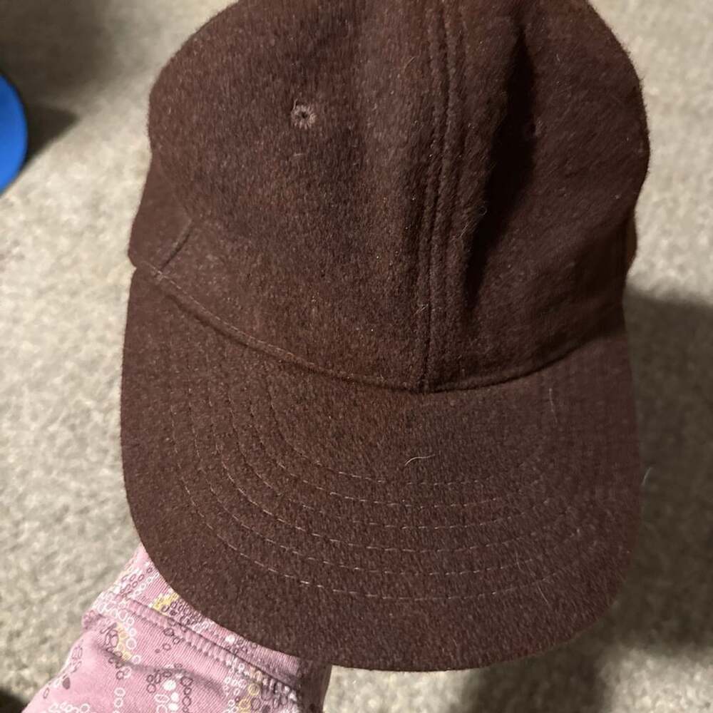 J.Crew Wool Baseball Cap Brown Adjustable